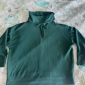 Jones New York green cowl neck top